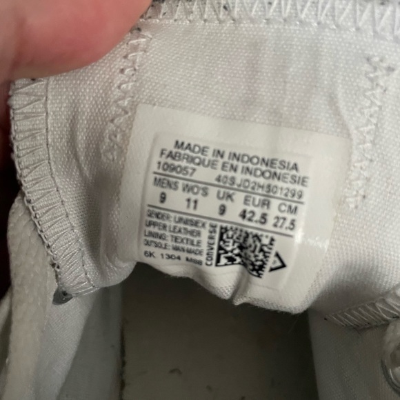 Mens Leather converse - Picture 4 of 4